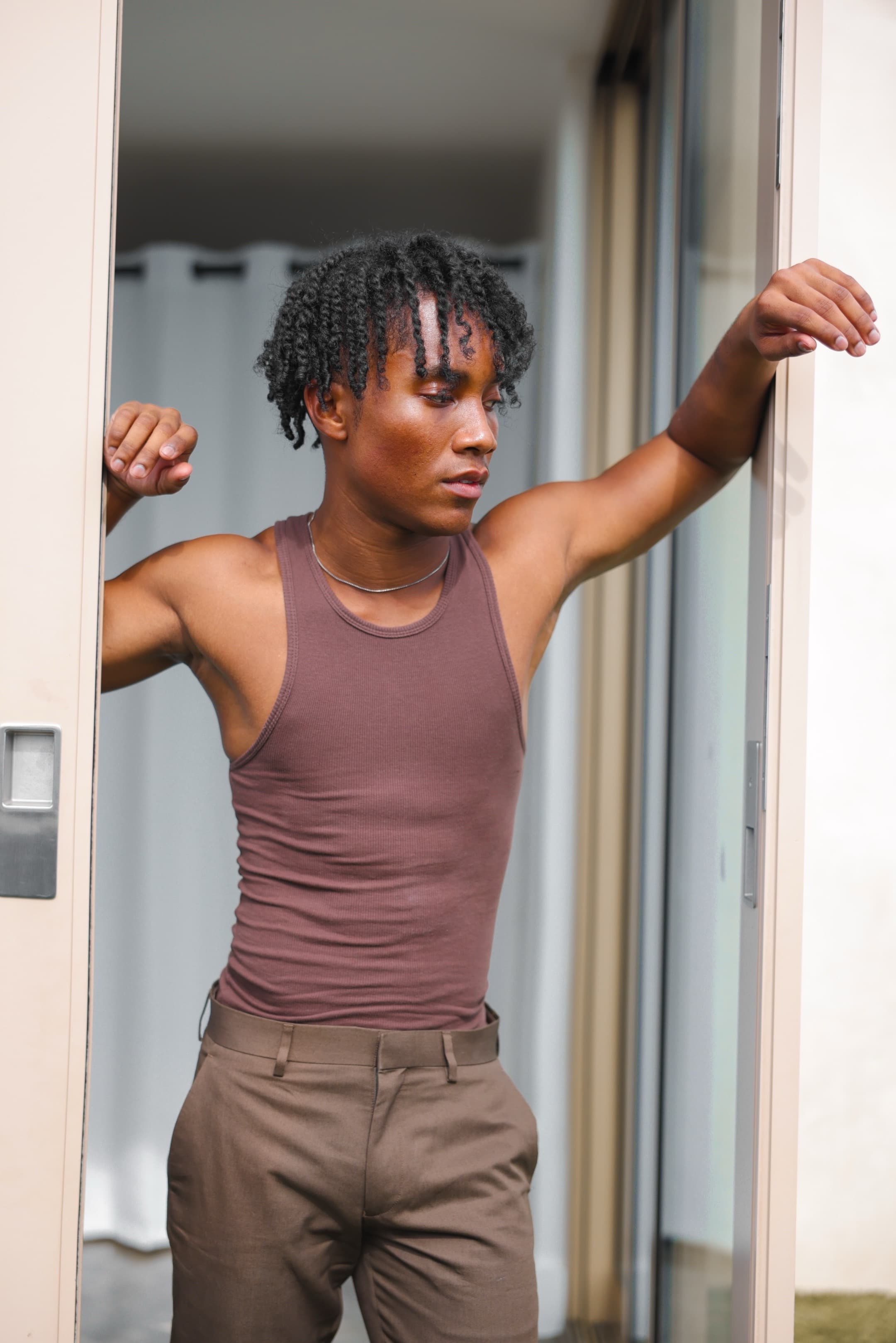 Brett Austin Johnson teaching pilates